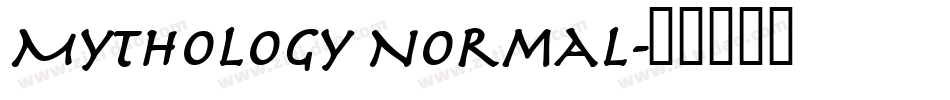 Mythology Normal字体转换